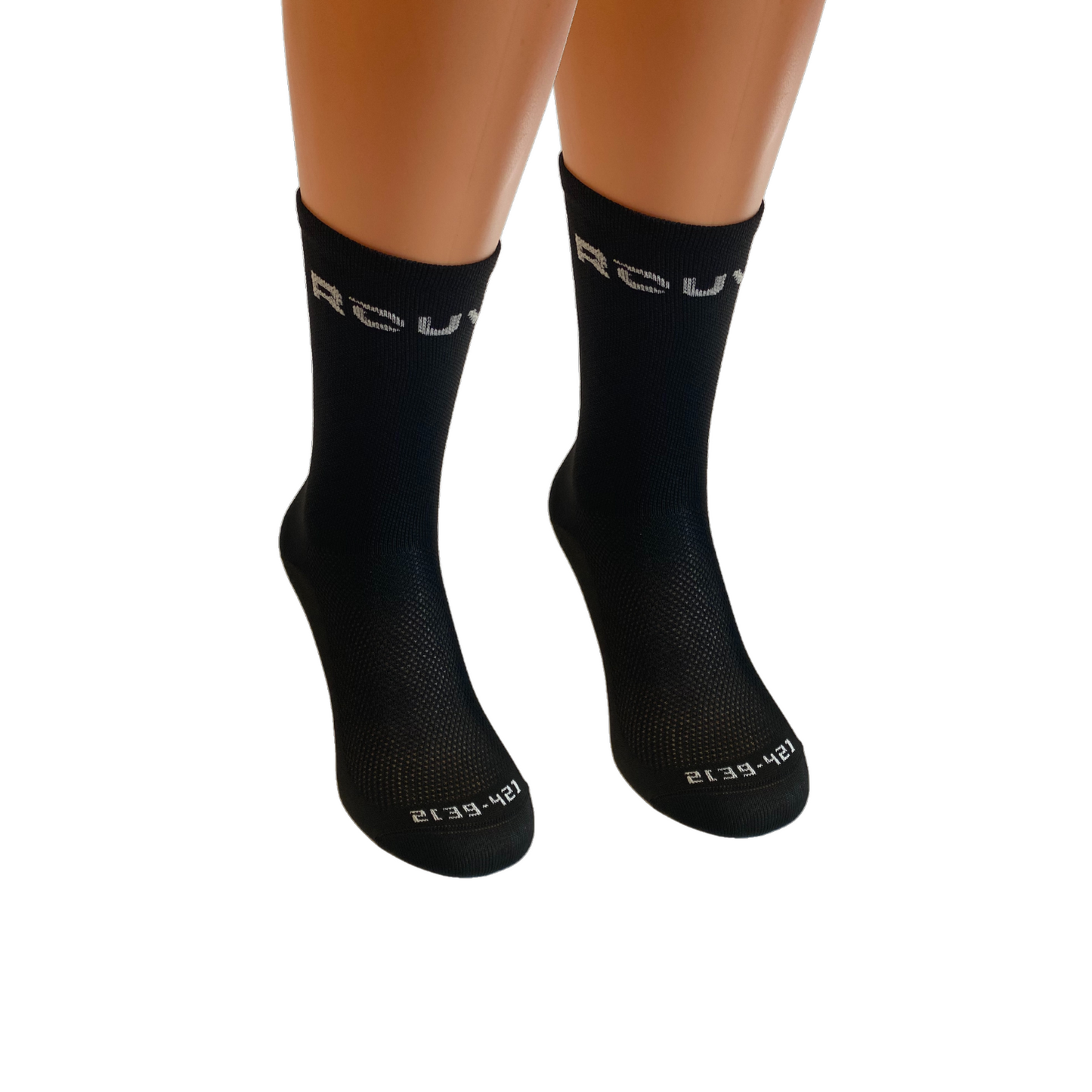 ROUVY Cycling socks - Black (collection 2025)