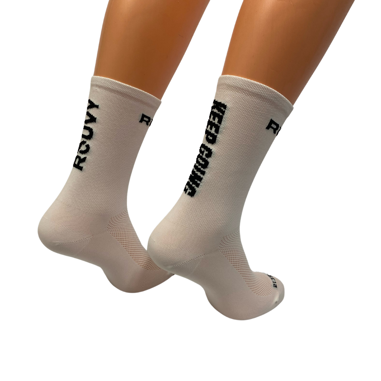 ROUVY Cycling socks - White (collection 2025)