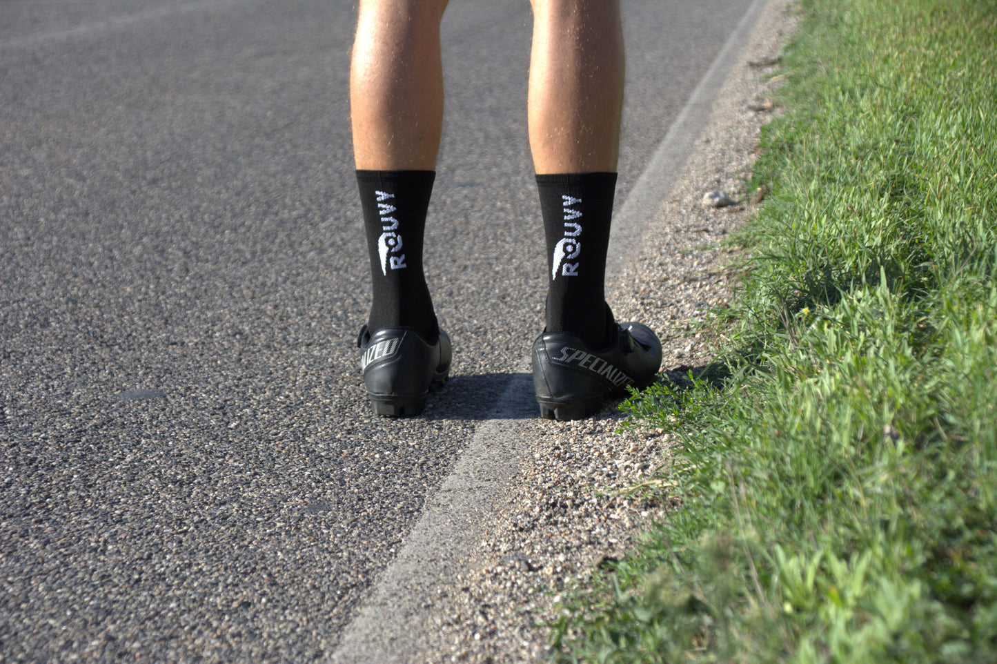 ROUVY Cycling socks - Black (collection 2023)