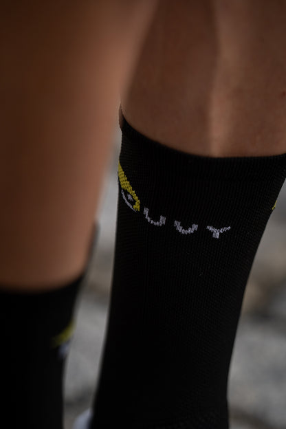 ROUVY Cyklistické ponožky - Černé